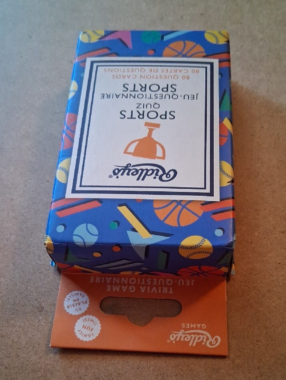 NEW Ridley's Sports Quiz Card Game - Blue & Orange - Picture 3 of 7